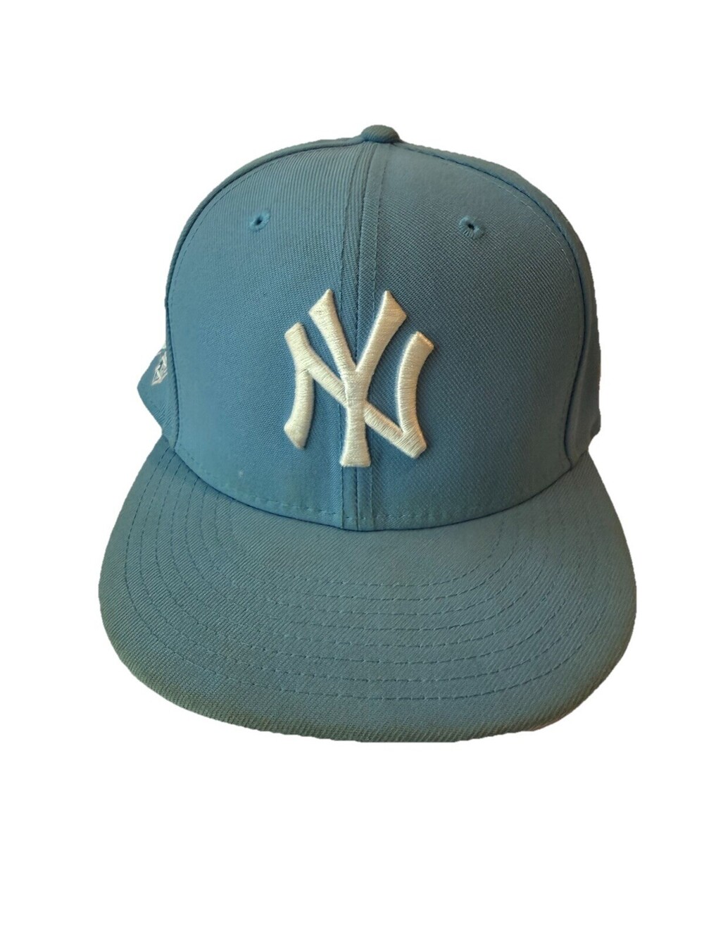 New York Yankees 1996 World Series Hat New Era 59FIFTY Fitted 7 3/8 Blue Pink UV